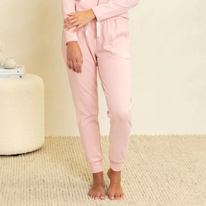 Mulberry Threads  Zoe Bamboo Jersey Pant - Rose  (SMALL)