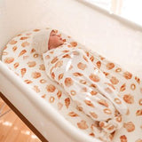 Mulberry Threads Bamboo Jersey Baby Swaddle, various prints