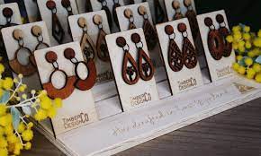 Timber Design Co Drop Earrings