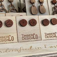 Timber Design Co Stud Earrings