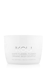 iKOU White Flannel Flower organic Body Souffle 50 g