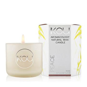 iKou Aromacology Natural Wax Candle "Peace" Rose & Ylang Ylang