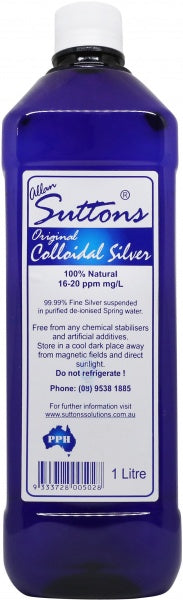Allan Sutton's Original Colloidal Silver 1L